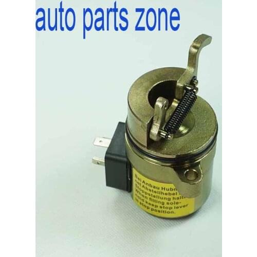 MH Electronic Replace Shut Off Solenoid For Deutz 1011 Motor Case 360 Backhoe Bobcat Skid Steer Loader 04170534R 04272733 NEW