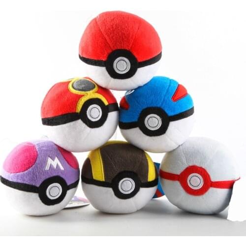 Takara Tomy Pokemon Pikachu original Pokeball Quality Cute 7CM Plush Toys Anime Stuffed Dolls kid Birthday Gift christmas