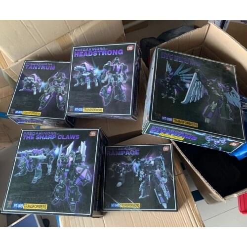 Transformers G1 Animation Aurobot Car Model Collections The Sharp Claws Divebomb Headstrong Tantrum Rampage Acrion Figure Toy