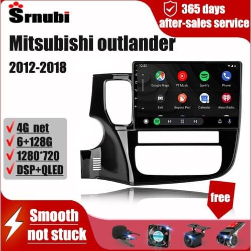 For Mitsubishi Outlander 3 2012-2018 Video Player Android Touch Screen Car Stereo Navigation Tape audio radio bluetooth system