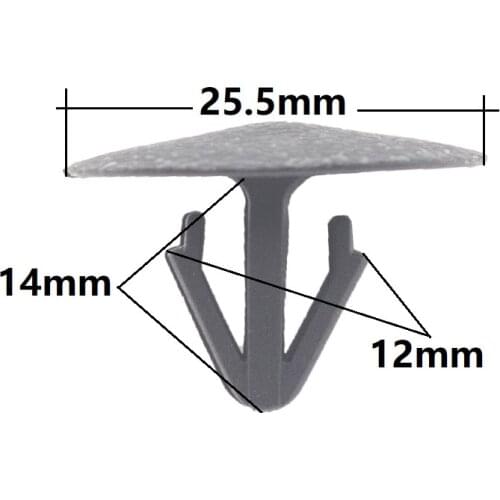 KE LI MI 100x Automobile Interior noise cotton Clip Snap Fasteners Rivet For Hyundai