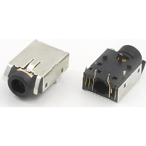 30pcs Jack 3.5mm Headset Connector Headphone Plug PJ-343A Aperture 3.5mm Audio Socket Shell Copper