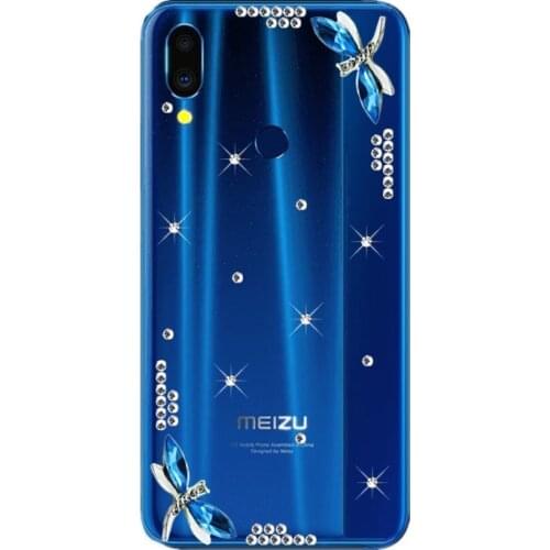 DIY Diamond Case for Meizu Note 8 9 X8 M8 Lite 16 Plus 17 C9 Pro 15 Lite M6T 16T M6s M5s 16Xs M5 M6 Clear Crystal Phone Cover