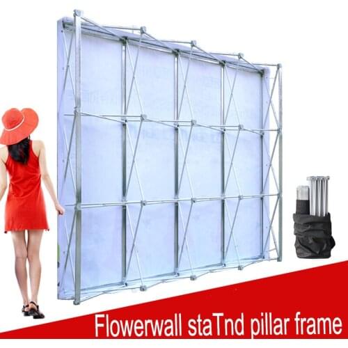 Aluminum Tube Folding Stand Frame for Wedding Decor Flower Wall Backdrops Banner Exhibition Display Stand Advertising Show
