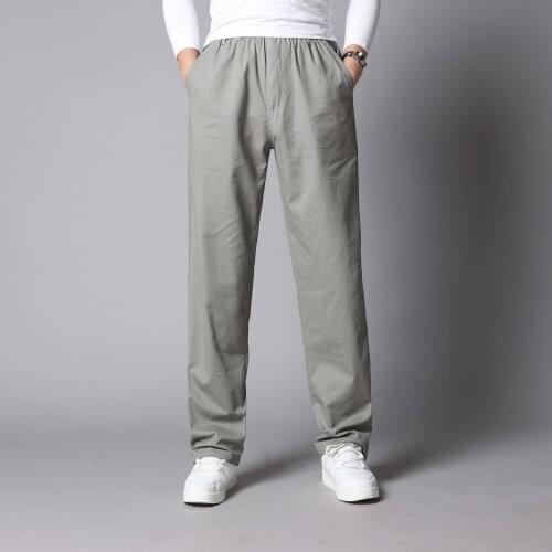 Casual Pants men cargo pants cotton loose trousers mens pants overalls Multi Pocket Straight Joggers Homme M-5Xl