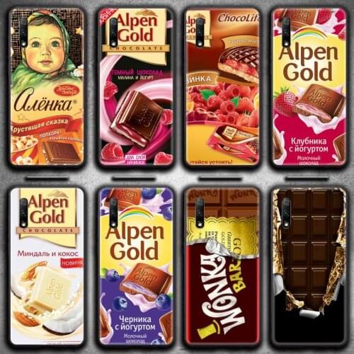Alenka Bar Chocolate Phone Case For Huawei Nova 6se 7 7pro 7se honor 7A 8A 7C 9C Play