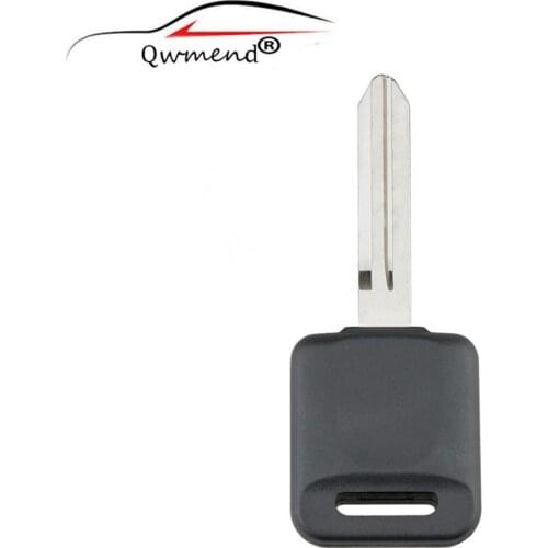 Car Key Case Remote Ignition Transponder Key Shell For Nissan Qashqai Tiida 2002-2010 Uncut Blade No Chip