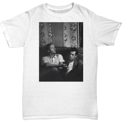 Jack Kerouac And William S. Burroughs - Unisex Tee Retro O Neck Tee Shirt