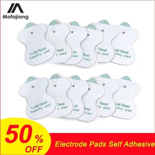 30PCS TENS EMS Nerve Muscle Stimulator Electrode Pads Gel Electrode Pads Tens Electrodes Physiotherapy Machine Health Care Tool