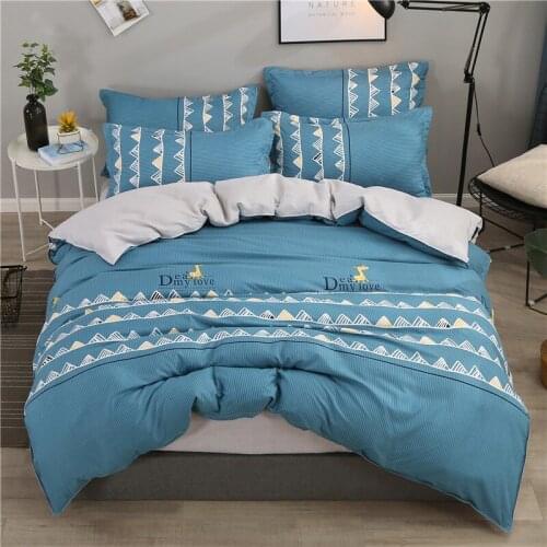New Cartoon Bedding Set Kids Room Home Decor Small Frogs Bed Linens Set Pillowcase Flat Bed Sheet Twin Queen Bed Duvet Cover Set