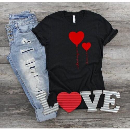 Fashion Funny Graphic Cotton Women Tshirts Korean O Neck Casual Short Sleeve Tees I Love You Be Mine Shirt Valentines Day Shirt