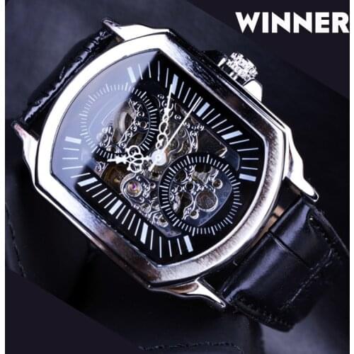 2019 Winner Top Brand Retro Classic Designer Silver Full Stainless Steel Case Men Watch Luxury Mechanical Automatic Watch Clocks