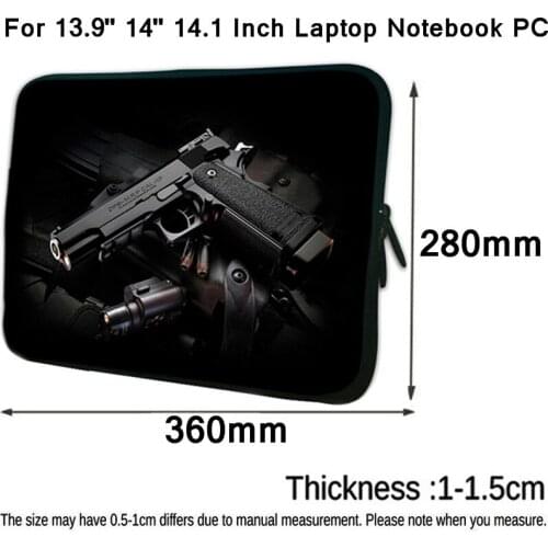 Neoprene Cover 14.1 13.9 Inch Laptop Bag Soft Notebook Case 14 Inch Sleeve Funda Bolsa Newest Mens Boys Portable Notebook Shell