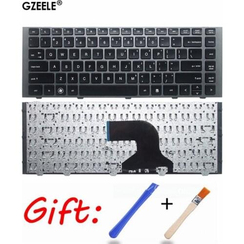 New Keyboard for HP ProBook 4440S 4441S 4445S 4446S Laptops Replaces 702238-001 silver frame US