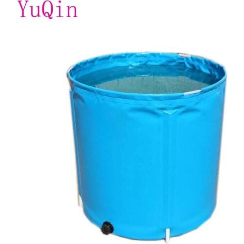 Thick Household Foldable Bucket Rainwater Collector, Portable Storage Bucket For Car Wash, Temporary Fish Pond