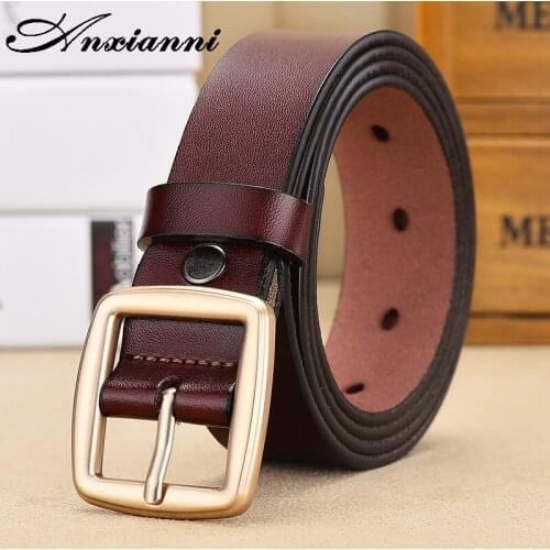 Belt female pin buckle decoration elegant simple personality wild retro jean new design 2.8 wide belt fashion