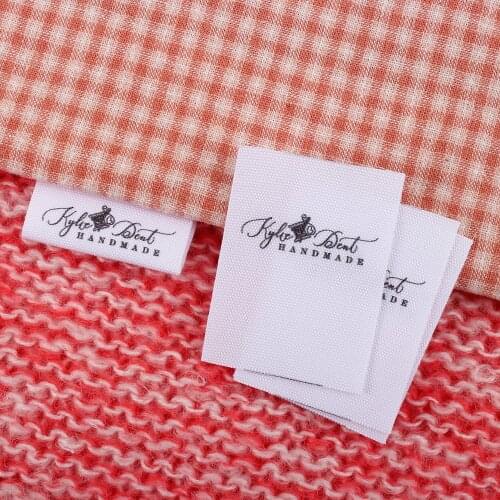 Sewing labels / custom brand labels, clothing labels, Sewing machine, knitting label, Logo or Text (MD2042)