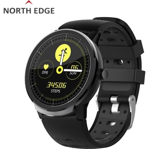 North Edge N21 Sports Smartwatch Waterproof Heart Rate Blood Pressure Bt Men Smart Watch