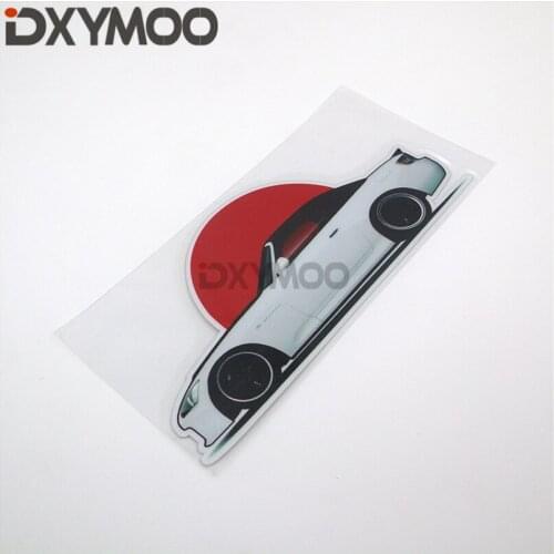 Car Styling Decal Truck Auto Window Body Motorcycle Bike Stickers for S2000 Red Sun Japan Osaka CB400