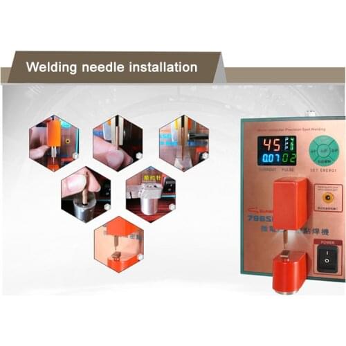 SUNKKO 796SD Spot Welder Intelligent Precision Pulse Spot Welding Machine Stainless steel wire iron copper wire Pedal device