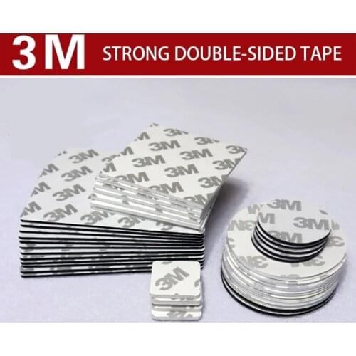 Super Strong 3M Double Sided Adhesive Foam Tape Mounting Fixing Pad Self Adhesive Dots Two Sides Mounting Sticky Tape 10pcs