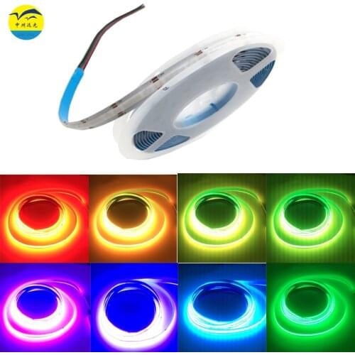 RGB COB LED STRIP DC24v 768LED/Meter 10mm High Density Ribbon Colorful Wifi/Phone Controlled LED Strip For Party and Decoratio