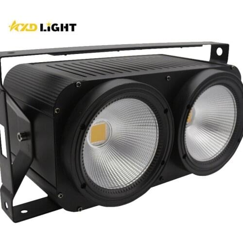 Cob led blinder light 2pcs 200W RGBW 4in1 led audience strobe matrix stage light with quad color