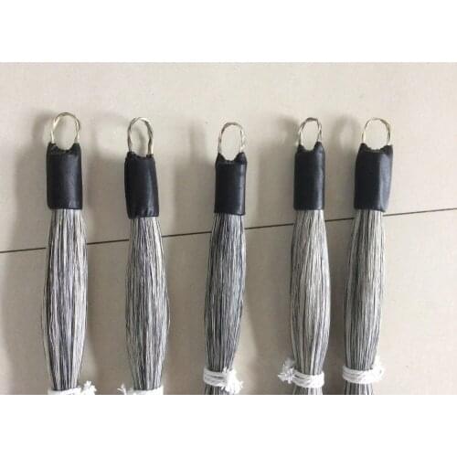 5 pieces Light Grey Horse Tail Hair Extension 70-76cm 170grams