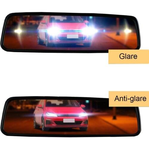 Universal Car Interior Rearview Mirror Anti-Glare Film Rear View Anti Scratch Nano Protective Sticker Auto Styling Parts