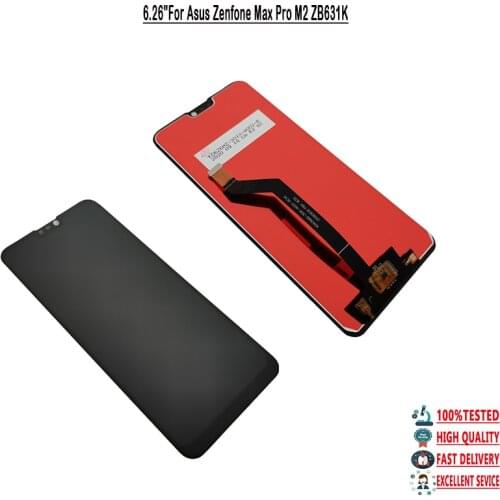 6.26"For Asus Zenfone Max Pro M2 ZB631K LCD Display +Touch Screen Panel Module Assembly Replacement Repair Parts For ZB631KL LCD