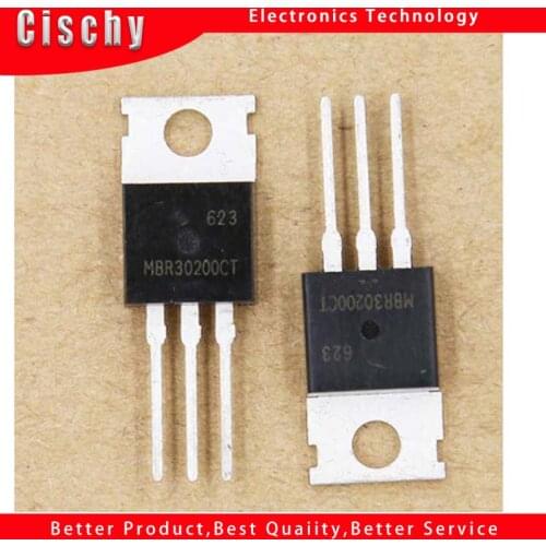 10pcs MBR30200CT TO-220 MBR30200 TO220 MBR30200C 200V 30A original