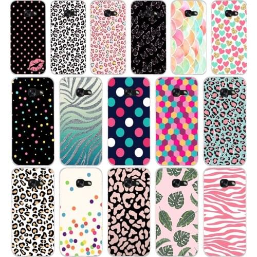 333FG Leopard print and polka dot zebra Soft Silicone Tpu Cover phone Case for Samsung j3 j5 j7 2016 2017 j330 j2 j6 Plus 2018