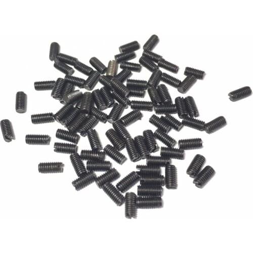 50pcs/set M3x 4mm GB73 Steel Head Screws Bolts Fasteners Self-tapping CPC204