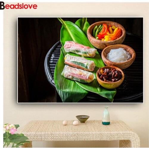 5D round drill Diy Diamond Embroidery Cooking Supplie Kitchen decoration Diamond Painting Cross Stitch Mosaic Rhinestones