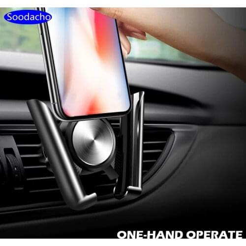 Shoodacho Car Phone Holder Air Vent Mount Cradle Universal Auto Vent Clip Stand Cell Phone Mobile Phone Support For Car