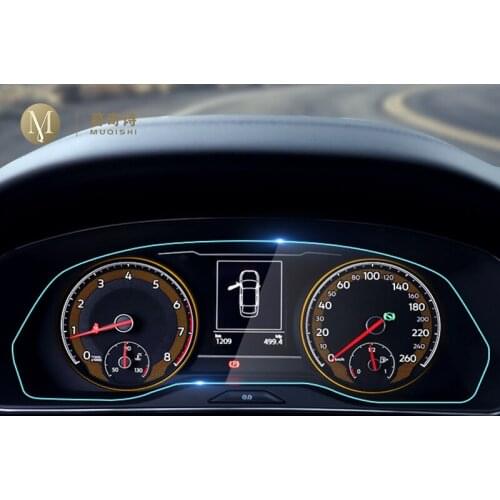 For Volkswagen Passat 2019 2020 Automotive interior Instrument panel membrane TPU LCD screen protector Decorative Anti-scratch
