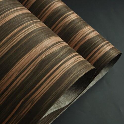 Ebony Engineered Veneer with Fleece Backer
