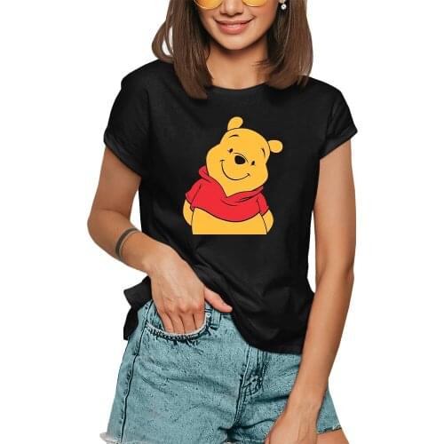 3 Colors Summer Short Sleeve T Shirt Women New Cartoon Casual Black T-Shirts Girls Tops Kawaii Tshirt Female Clothing