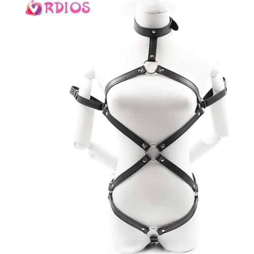 Sex Product For Adult Sexy Lingerie Leather Bondage Underwear Sexy Costume Sex Ball Gag Ball With Nipple Clamps Erotic Toys Shop