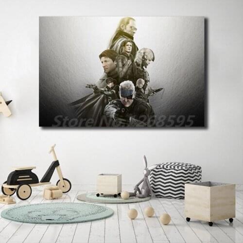 Metal Gear Solid 4 Guns Of The Patriots HD Wallpapers Art Canvas Poster Painting Wall Picture Print For Home Bedroom Decoration