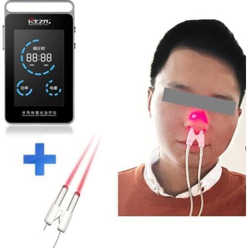 Multifunction 650nm Rhinitis Red Laser Therapy Device