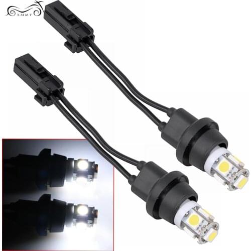 Motorcycle Fender White LED Tip Light Stripes For Harley Electra Glide 1980-2013 FLHT FLT FLHS FLHR 1986-2008 FLSTC