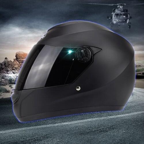 Electric Motorcycle Helmet Black Women Mens Casque Moto Four Seasons Anti-fog Full Face Helmet Capacete Average Size