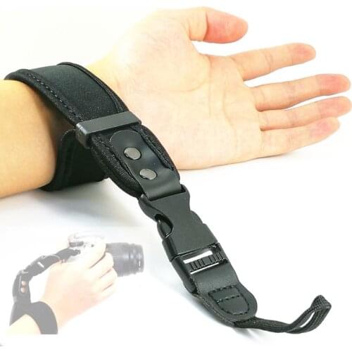Neoprene Soft Quick Detachable Wrist Hand Strap for Canon Nikon Sony Fujifilm Fuji DSLR Camera