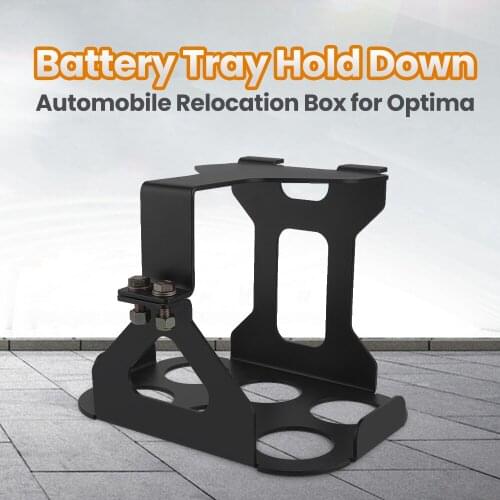 Battery Steel Mount Box Kit for Red Yellow Top for Optima Off-Road Rock Crawler