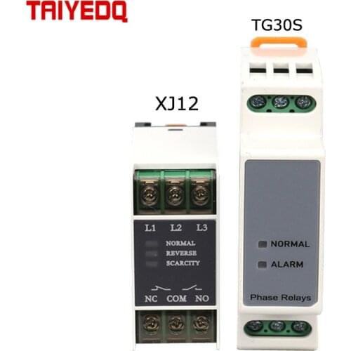 Phase Sequence Lack phase Relay 220V-440V Elevator Motor TG30S XJ12 Three-phase Phase Sequence Protector