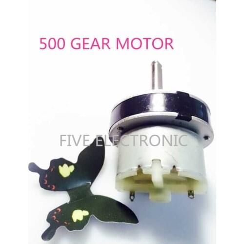 130RPM 12V 500 DC Gear Motor, use for Spooling equipments/Rotary tools/DIY model