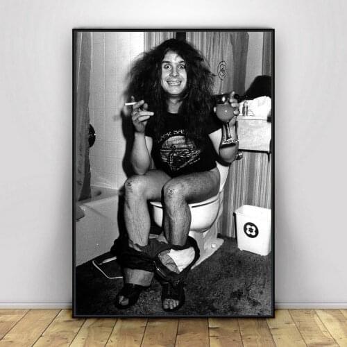 Ozzy Osbourne Retro Poster Music Singer Star Canvas Poster Wall Painting Home Decoration ( No Frame )