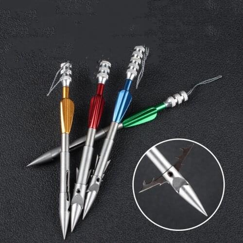 3/5pcs Stainless Steel Slingshot Catapult fishining Dart Arrowhead Fish Slingshot Arrow Head Catapult Dart Hunting