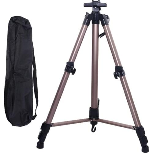 Color Aluminum Alloy Easel Small Hand Crank Portable Telescopic Height Adjustment Folding Sketch Drawing Board Bracket Tripod